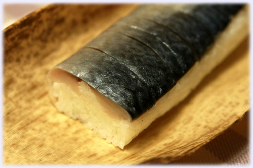 「いづう」の鯖姿寿司