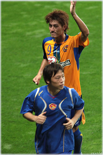決勝点をあげた中原選手