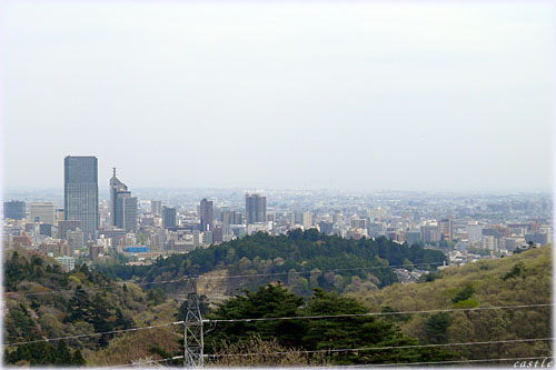 ベニーランドから市内を望む