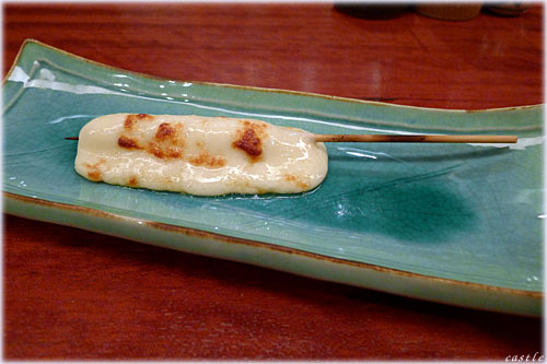 モザレラチーズの串焼き