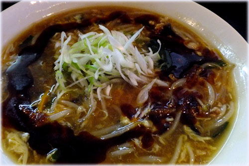 我流酸辣湯麺