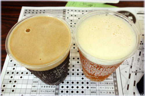 いわて蔵ビール「オイスタースタウト」と「IPA(インディアンペールエール)」