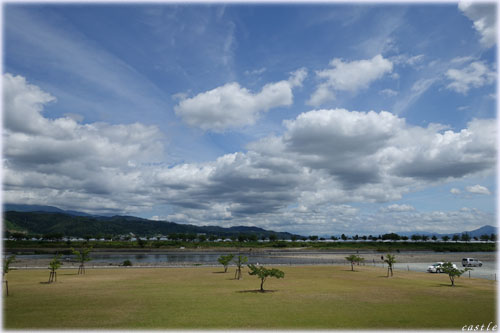 寒河江川河川敷
