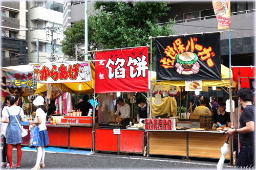 祭りの屋台