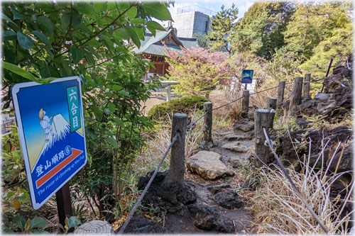 富士塚登山@千駄ヶ谷