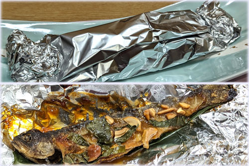 岩魚ホイル焼き