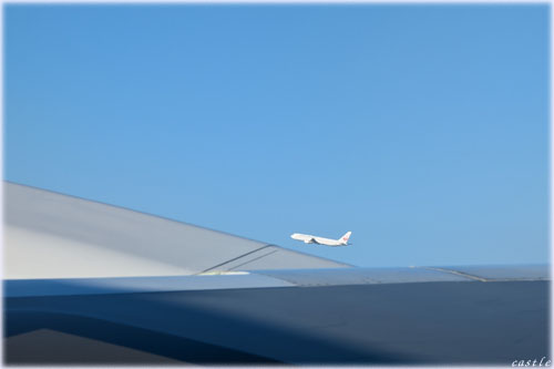 羽田空港上空