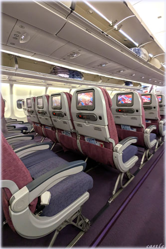 帰りの飛行機