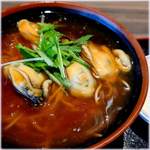 牡蠣蕎麦＠葵